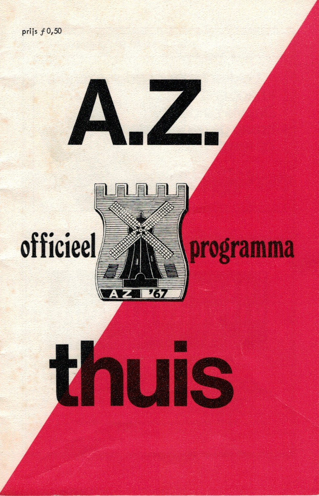 AZ Programma 11-mei-1972 Willem II